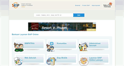 Desktop Screenshot of bantuan.siap-online.com