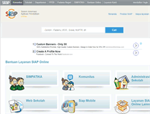 Tablet Screenshot of bantuan.siap-online.com